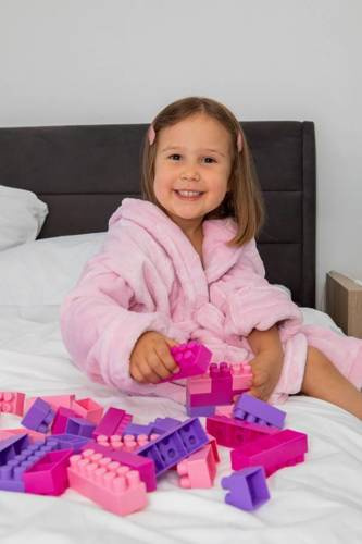 Calido Халат дитячий флісовий ByShelly - світло-рожевий