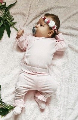 Дитяче боді на запах  Martex, -рожеве