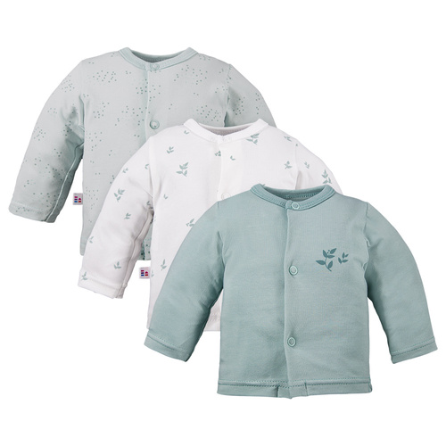 Набір дитячих кофт 3 шт Petite Kaftanik  Eevi-листя