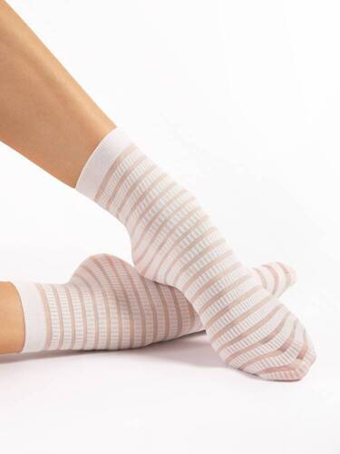 Капронові шкарпетки 20 den G 1182 Izzy Pass Fiore, - white