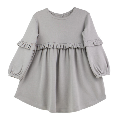 141971 Nicol – сіра бавовняна сукня