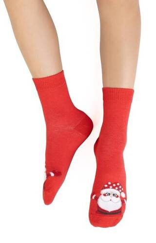 Шкарпетки святкові дитячі Art.014 Steven, - 038 червоний