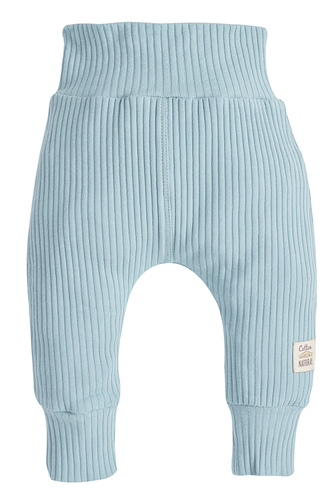 Дитячі штанці в рубчик "Natural Harmony" Makoma, - бірюзовий