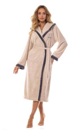 Довгий жіночий халат 2419 Tess L&L, - angora