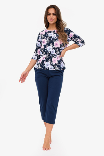 Cornette  Anabel 147/465 – жіноча піжама, бавовна  блакитний