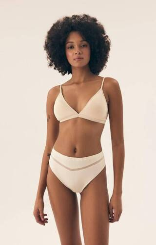 Набір стрінгів жіночих 2шт. 43670 Fleda Henderson - czarny-beżowy