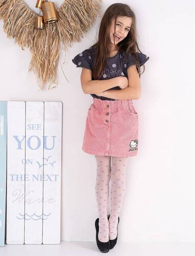 Дитячі капронові колготки Y5117 Kaja Knittex - bianco-rose