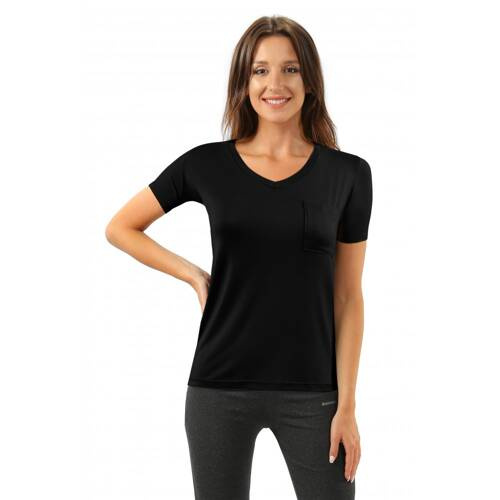 Кофта жіноча Marcela короткий рукав Sesto Senzo, - чорний