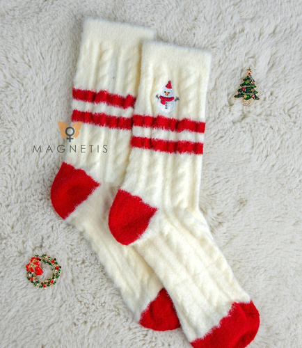 Жіночі  шкарпетки Magnetis YN5034 сніговик