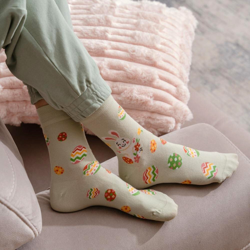 Шкарпетки жіночі Art.136 Happy Ester Steven, - 133 зелений