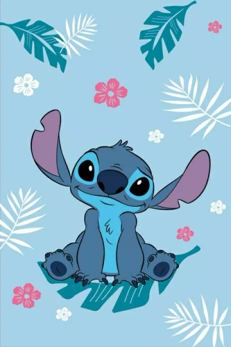 Дитячий флісовий плед Lilo and Stitch Jerry Fabrics