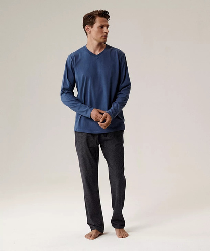 Піжама чоловіча NMP-389 Atlantic,- блакитний