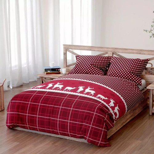 Різдвяна бавовняна постіль Xmass 1A – 100% бавовна, Spod Igły i Nitki