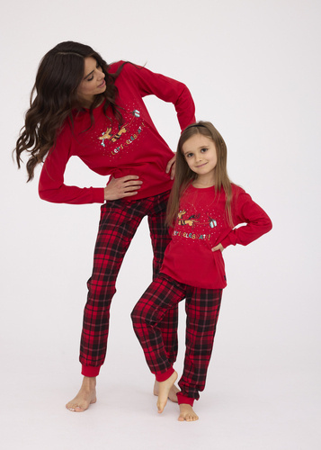Піжама для дівчинки 592/174 594/174 Celebrate Cornette, - червоний