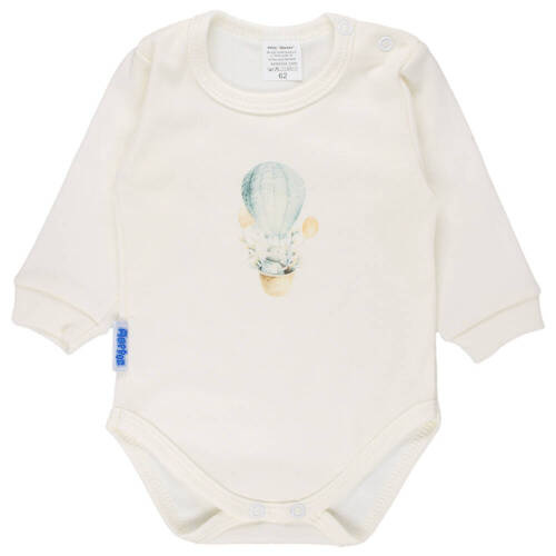 Дитяче боді Wycieczka з довгим рукавом Martex, - екрю