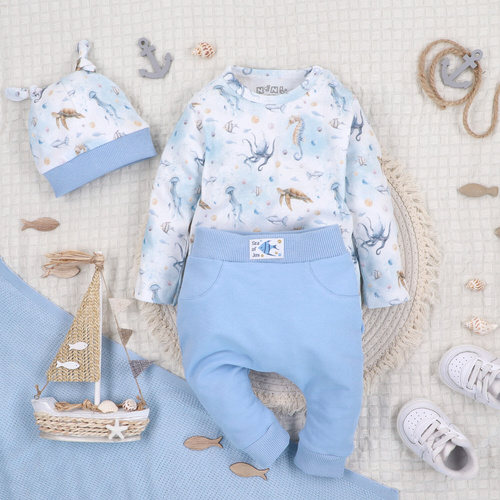 Nini Боді Sea Of Joy – органічна бавовна, довгий рукав