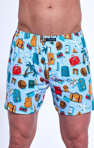 Вільні труси-боксерки чоловічі 001/169 011/169 Classic Cornette, - jeans блакитний