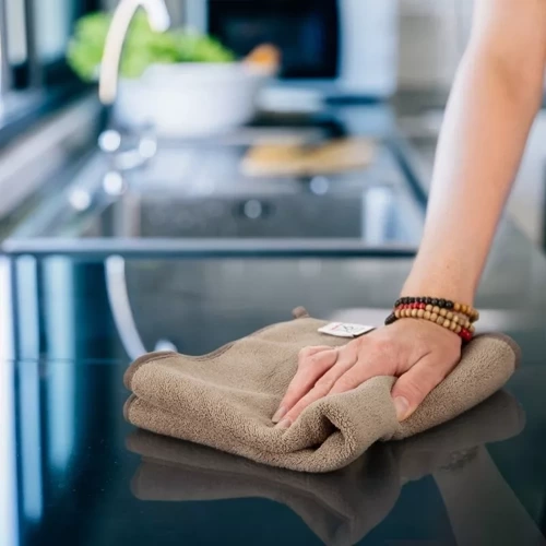 Кухонне полотенце з мікрофібри Tala Design 91- коричневий