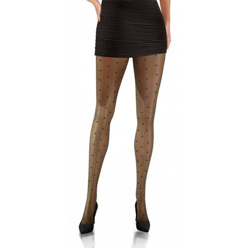 Колготки жіночі Beti в горошок Sesto Senso, - чорний