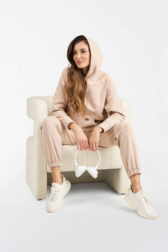 Худі жіноче з капюшоном Viva Italian Fashion, бежевий