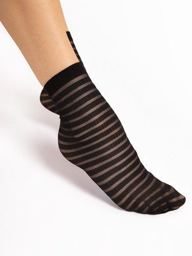 Капронові шкарпетки 20 den G 1182 Izzy Pass Fiore, - black