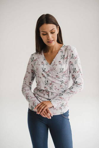 Milk Bar Блузка для годування і при вагітності Milk&Love в магнолії