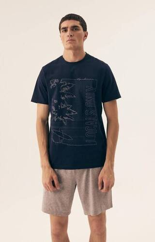 Чоловіча піжамa 42598 Surf Core Henderson, - navy