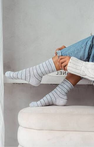 Шкарпетки жіночі 0200 Milena, - сірий