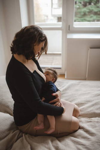 Кофта для вагітних і годуючих мам Tummy  Milk&Love, - чорний