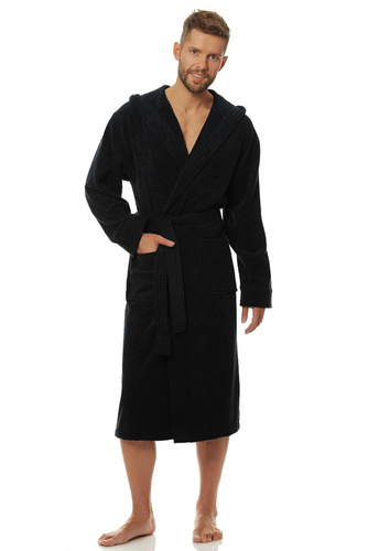 Халат чоловічий 2104 Frotte L&L -aнтрацит