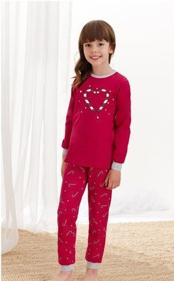 Піжама для дівчинки 433 , 434 Ada Taro-червоний