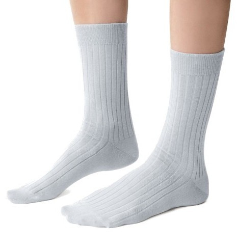 Жіночі шкарпетки Steven 130 – Merino, в рубчик, теплі, шавлієвий