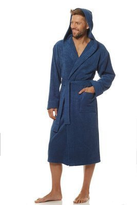 Халат чоловічий 2104 Frotte L&L -navy