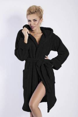 Халат жіночий Diana Podomka Dkaren, - чорний
