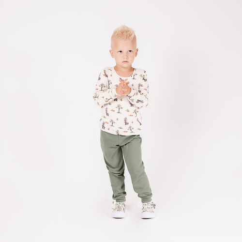 218036 Yogi Bear Піжама бавовняна Nicol – довгий рукав, лісові тварини