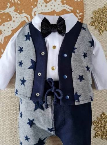 Жилетка для хлопчика 430GW Little Gentleman Marija, - сірий