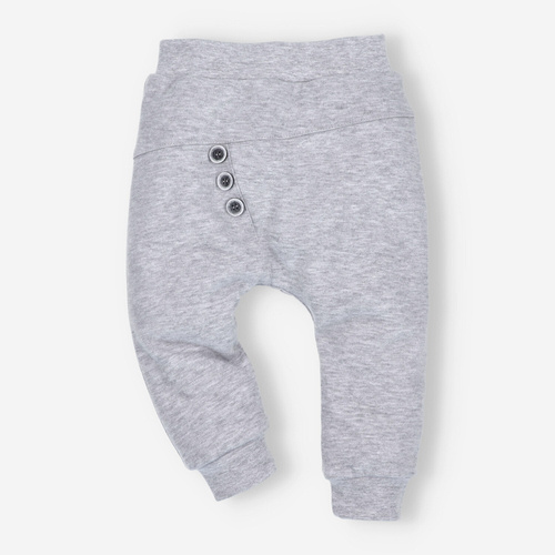 Штанці для немовлят з органічної бавовни ABN-4630 Space Tour Nini сірий