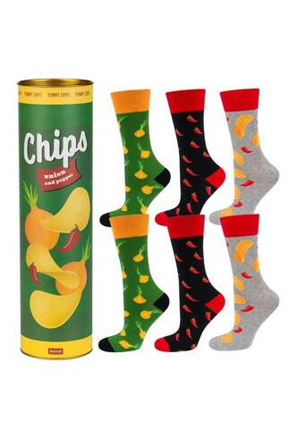 Набір шкарпеток жіночих в тубі Chips Soxo