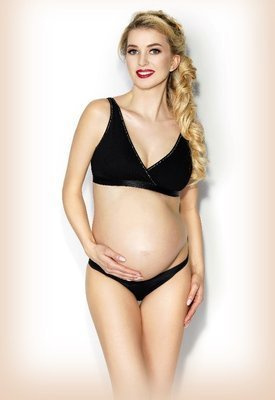 Бюстгальтер для вагітних і годуючих Lilly, - чорний