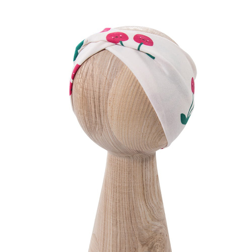 Opaska z kokardką SIMPLY COMFY - bordo