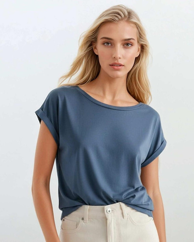 Жіноча футболка Norilla Eldar 95% бавовна вільний крій човник