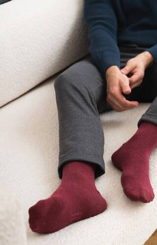 Шкарпетки чоловіцчі з кашеміром art.083 Cashmere Steven, - 003 бордовий
