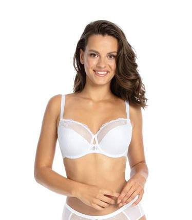 Бюстгальтер  напівм'який Ursula BS 1059 Gaia, - білий