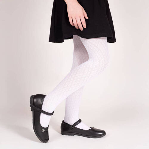 Дитячі бамбукові колготки 141802 W2 Nicol -білий