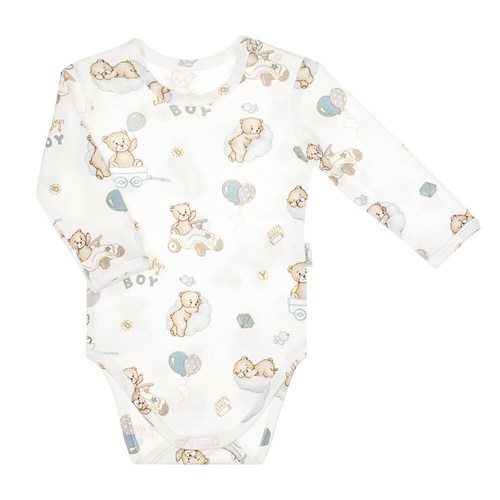Дитяче боді з довгим рукавом 210097 Teddy Nicol