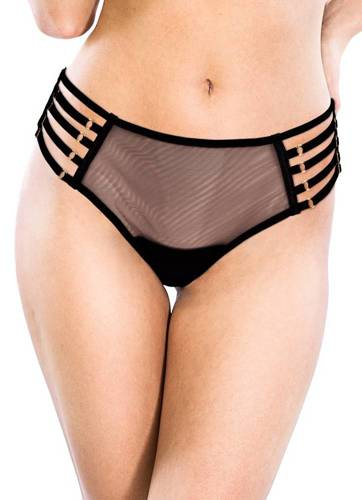 Трусики бразиліана жіночі 19064 Naked Mediolano, - чорний
