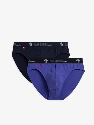 Набір трусів сліпів 2 шт. 2MP-1565 A'2 Atlantic, - темно-синій/фіолетовий