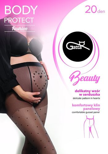 Жіночі колготки  Gatta Body Protect Beauty Microfibre wz.02 20 den - nero