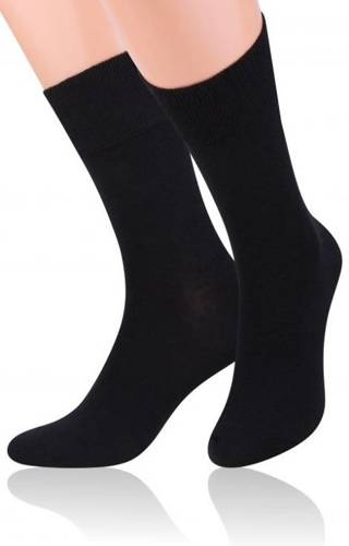 Шкарпетки чоловічі з вовни мериноса Art.130 Wool Steven, - 001 чорний