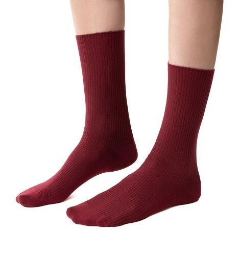 Жіночі шкарпетки Steven art. 062 – у рубчик, без гумки, бавовняні
